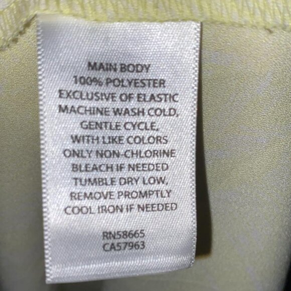 Open Edith Beautiful yellow and white vintage dress - Picture 4 of 8